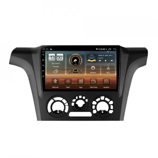 Navigatie dedicata cu Android Mitsubishi Outlander I 2001 - 2006, 8GB RAM, Radio GPS Dual Zone, Display HD QLED 10" Touchscreen, Internet Wi-Fi si slot SIM 4G, Bluetooth, MirrorLink, USB