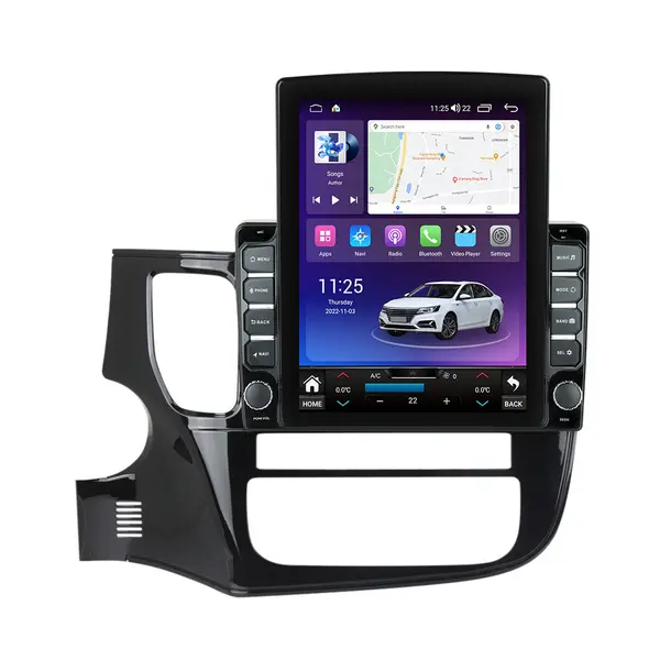 Navigatie dedicata cu Android Mitsubishi Outlander III 2012 - 2019, 4GB RAM, Radio GPS Dual Zone, Touchscreen IPS 9.7" HD tip Tesla, Internet Wi-Fi si slot SIM 4G, Bluetooth, MirrorLink, USB