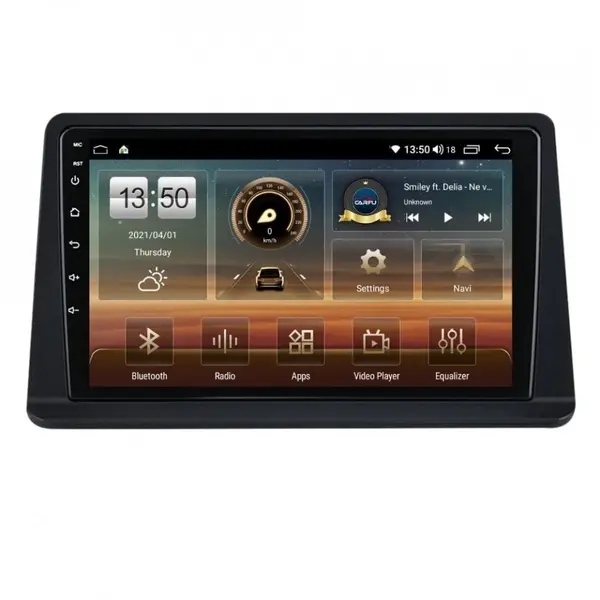 Navigatie dedicata cu Android Mitsubishi Pajero II 1990 - 2001, 6GB RAM, Radio GPS Dual Zone, Display HD QLED 9" Touchscreen, Internet Wi-Fi si slot SIM 4G, Bluetooth, MirrorLink, USB