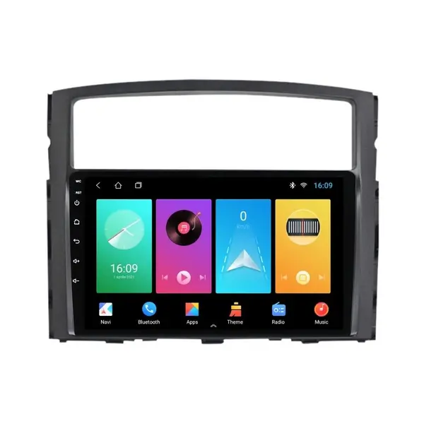 Navigatie dedicata cu Android Mitsubishi Pajero IV 2006 - 2018, 2GB RAM, Radio GPS Dual Zone, Display HD IPS 9" Touchscreen, Internet Wi-Fi, Bluetooth, MirrorLink, USB