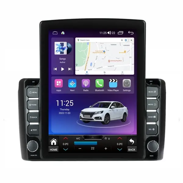 Navigatie dedicata cu Android Nissan Leaf I 2010 - 2017, 4GB RAM, Radio GPS Dual Zone, Touchscreen IPS 9.7" HD tip Tesla, Internet Wi-Fi si slot SIM 4G, Bluetooth, MirrorLink, USB