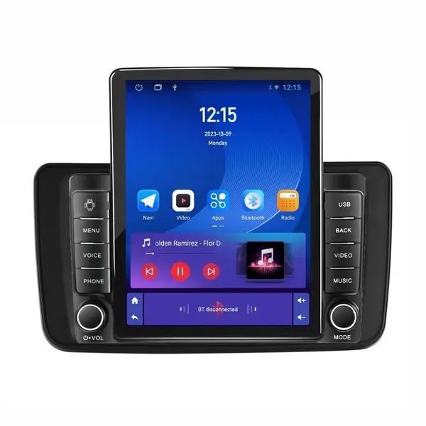 Navigatie dedicata cu Android Nissan Leaf II 2017 - 2025, 1GB RAM, Radio GPS Dual Zone, Touchscreen IPS 9.7" HD tip Tesla, Internet Wi-Fi, Bluetooth, MirrorLink, USB