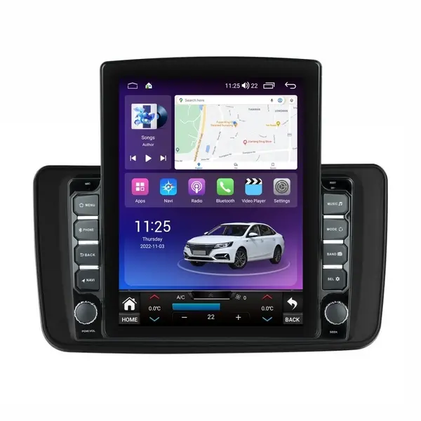 Navigatie dedicata cu Android Nissan Leaf II 2017 - 2025, 8GB RAM, Radio GPS Dual Zone, Touchscreen IPS 9.7" HD tip Tesla, Internet Wi-Fi si slot SIM 4G, Bluetooth, MirrorLink, USB