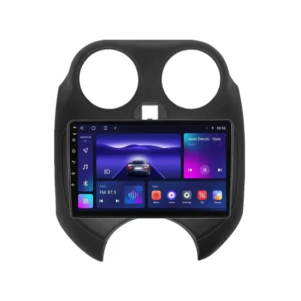 Navigatie dedicata cu Android Nissan Micra IV 2010 - 2013, 4GB RAM, Radio GPS Dual Zone, Display HD IPS 9" Touchscreen, Internet Wi-Fi, Bluetooth, MirrorLink, USB