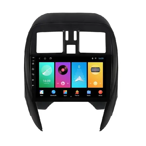 Navigatie dedicata cu Android Nissan Micra IV 2014 - 2017, 1GB RAM, Radio GPS Dual Zone, Display HD IPS 9" Touchscreen, Internet Wi-Fi, Bluetooth, MirrorLink, USB