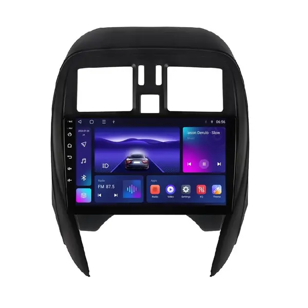 Navigatie dedicata cu Android Nissan Micra IV 2014 - 2017, 4GB RAM, Radio GPS Dual Zone, Display HD IPS 9" Touchscreen, Internet Wi-Fi, Bluetooth, MirrorLink, USB