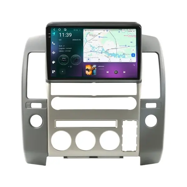 Navigatie dedicata cu Android Nissan Navara D40 2004 - 2014 cu navigatie originala, 12GB RAM, Radio GPS Dual Zone, Display 2K QLED 9.5" Touchscreen, Internet Wi-Fi si slot SIM 4G, Bluetooth, MirrorLink, USB