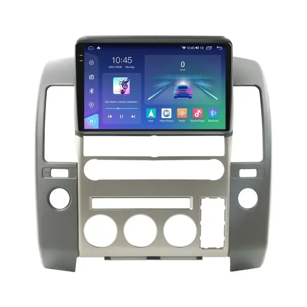 Navigatie dedicata cu Android Nissan Navara D40 2004 - 2014 cu navigatie originala, 4GB RAM, Radio GPS Dual Zone, Display 2K QLED 9.5" Touchscreen, Internet Wi-Fi si slot SIM 4G, Bluetooth, MirrorLink, USB
