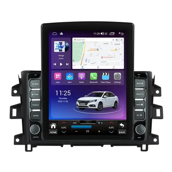Navigatie dedicata cu Android Nissan Navara / NP300 D23 dupa 2014, 8GB RAM, Radio GPS Dual Zone, Touchscreen IPS 9.7" HD tip Tesla, Internet Wi-Fi si slot SIM 4G, Bluetooth, MirrorLink, USB