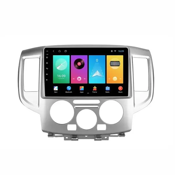 Navigatie dedicata cu Android Nissan NV200 dupa 2010, 2GB RAM, Radio GPS Dual Zone, Display HD IPS 9" Touchscreen, Internet Wi-Fi, Bluetooth, MirrorLink, USB