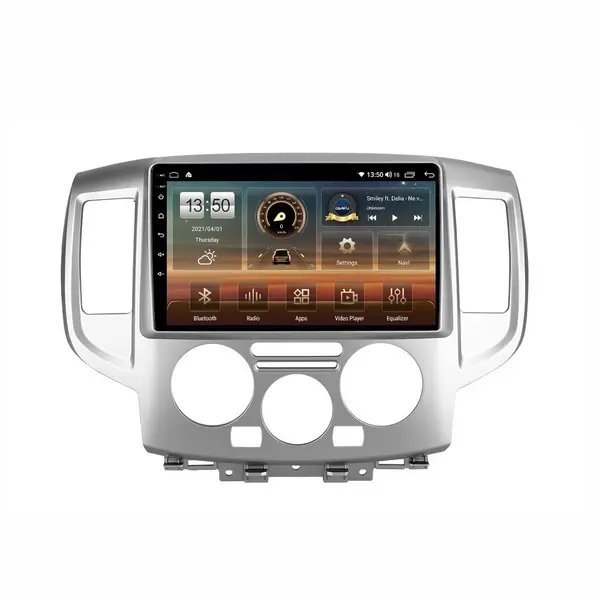 Navigatie dedicata cu Android Nissan NV200 dupa 2010, 6GB RAM, Radio GPS Dual Zone, Display HD QLED 9" Touchscreen, Internet Wi-Fi si slot SIM 4G, Bluetooth, MirrorLink, USB