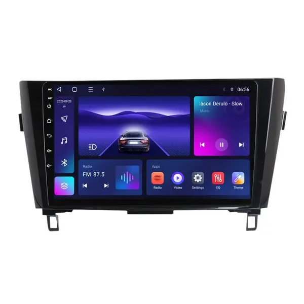Navigatie dedicata cu Android Nissan Qashqai II 2014 - 2021, 4GB RAM, Radio GPS Dual Zone, Display HD IPS 10" Touchscreen, Internet Wi-Fi, Bluetooth, MirrorLink, USB