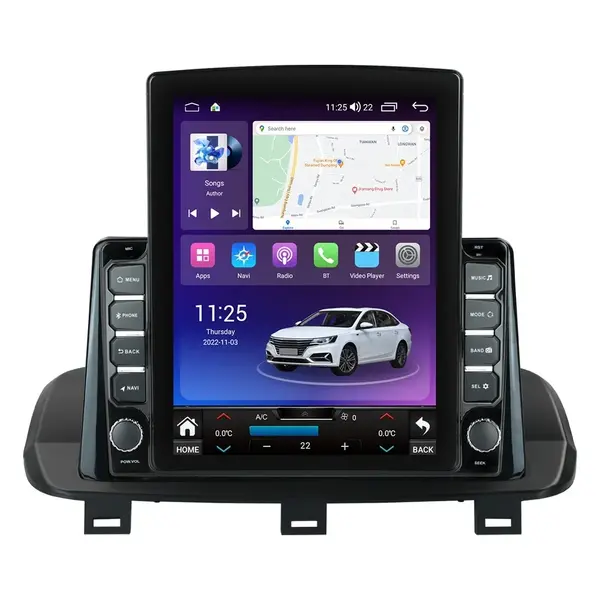 Navigatie dedicata cu Android Nissan Qashqai III dupa 2021, 4GB RAM, Radio GPS Dual Zone, Touchscreen IPS 9.7" HD tip Tesla, Internet Wi-Fi si slot SIM 4G, Bluetooth, MirrorLink, USB