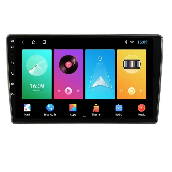Navigatie dedicata cu Android Nissan Tiida 2004 - 2013, 2GB RAM, Radio GPS Dual Zone, Display HD IPS 9" Touchscreen, Internet Wi-Fi, Bluetooth, MirrorLink, USB