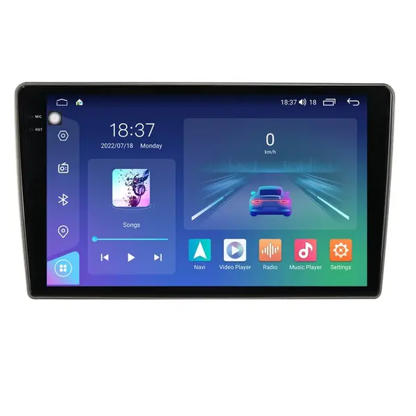 Navigatie dedicata cu Android Nissan Tiida 2004 - 2013, 8GB RAM, Radio GPS Dual Zone, Display 2K QLED 9.5" Touchscreen, Internet Wi-Fi si slot SIM 4G, Bluetooth, MirrorLink, USB