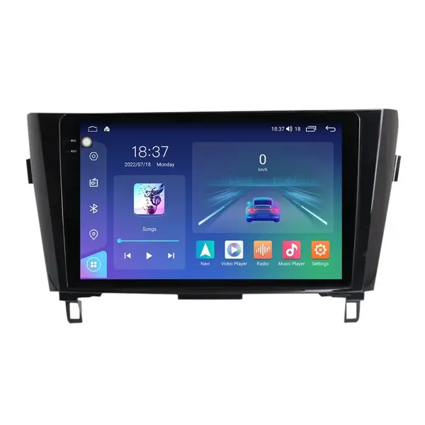 Navigatie dedicata cu Android Nissan X-Trail T32 2014 - 2021, 4GB RAM, Radio GPS Dual Zone, Display 2K QLED 10.36" Touchscreen, Internet Wi-Fi si slot SIM 4G, Bluetooth, MirrorLink, USB
