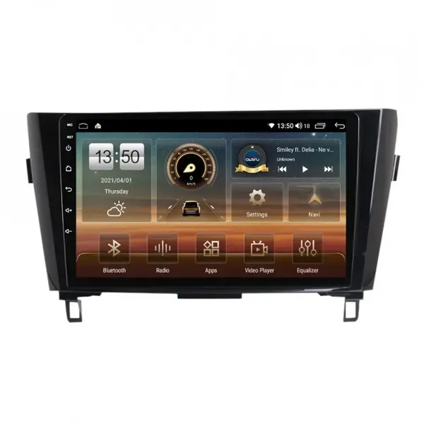 Navigatie dedicata cu Android Nissan X-Trail T32 2014 - 2021, 6GB RAM, Radio GPS Dual Zone, Display HD QLED 10" Touchscreen, Internet Wi-Fi si slot SIM 4G, Bluetooth, MirrorLink, USB