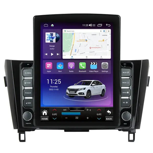 Navigatie dedicata cu Android Nissan X-Trail T32 2014 - 2021, 8GB RAM, Radio GPS Dual Zone, Touchscreen IPS 9.7" HD tip Tesla, Internet Wi-Fi si slot SIM 4G, Bluetooth, MirrorLink, USB