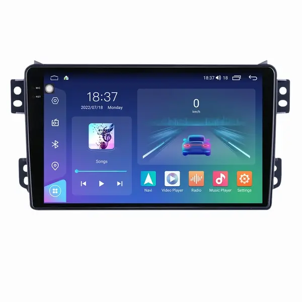 Navigatie dedicata cu Android Opel Agila 2007 - 2014, 4GB RAM, Radio GPS Dual Zone, Display 2K QLED 9.5" Touchscreen, Internet Wi-Fi si slot SIM 4G, Bluetooth, MirrorLink, USB