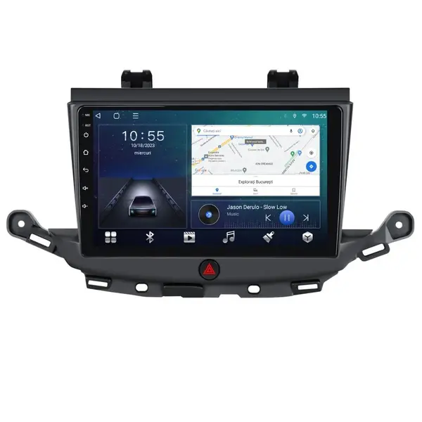 Navigatie dedicata cu Android Opel Astra K 2015 - 2021 sedan, 2GB RAM, Radio GPS Dual Zone, Display HD QLED 9" Touchscreen, Internet Wi-Fi si slot SIM 4G, Bluetooth, MirrorLink, USB