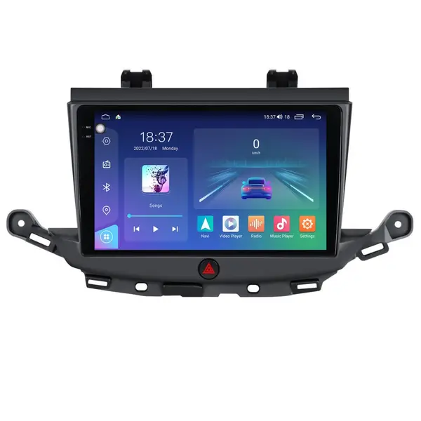 Navigatie dedicata cu Android Opel Astra K 2015 - 2021 sedan, 8GB RAM, Radio GPS Dual Zone, Display 2K QLED 9.5" Touchscreen, Internet Wi-Fi si slot SIM 4G, Bluetooth, MirrorLink, USB