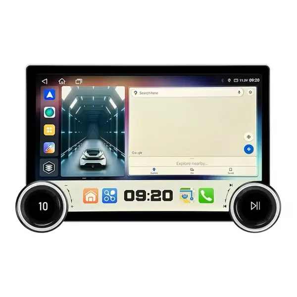 Navigatie dedicata cu Android Opel Combo E dupa 2018, 4GB RAM, Radio GPS Dual Zone, Display 2K QLED 11.8" Touchscreen, Internet Wi-Fi si slot SIM 4G, Bluetooth, MirrorLink, USB