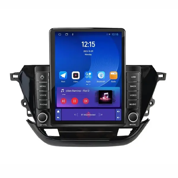 Navigatie dedicata cu Android Opel Corsa F dupa 2019, 1GB RAM, Radio GPS Dual Zone, Touchscreen IPS 9.7" HD tip Tesla, Internet Wi-Fi, Bluetooth, MirrorLink, USB