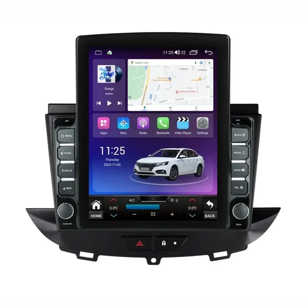 Navigatie dedicata cu Android Opel Crossland X 2017 - 2021, 8GB RAM, Radio GPS Dual Zone, Touchscreen IPS 9.7" HD tip Tesla, Internet Wi-Fi si slot SIM 4G, Bluetooth, MirrorLink, USB