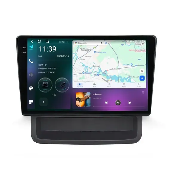 Navigatie dedicata cu Android Opel Vivaro A 2010 - 2014, 12GB RAM, Radio GPS Dual Zone, Display 2K QLED 10.36" Touchscreen, Internet Wi-Fi si slot SIM 4G, Bluetooth, MirrorLink, USB
