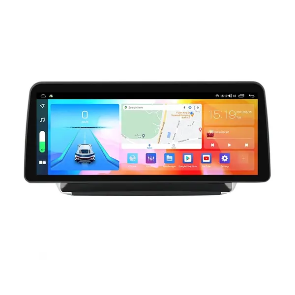 Navigatie dedicata cu Android Peugeot 2008 I 2013 - 2019, 4GB RAM, Radio GPS Dual Zone, Display QLED 12.3" Touchscreen, Internet Wi-Fi si slot SIM 4G, Bluetooth, MirrorLink, USB