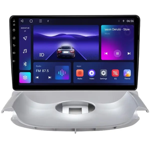 Navigatie dedicata cu Android Peugeot 206 1998 - 2009, 4GB RAM, Radio GPS Dual Zone, Display HD IPS 9'' Touchscreen, Internet Wi-Fi, Bluetooth, MirrorLink, USB