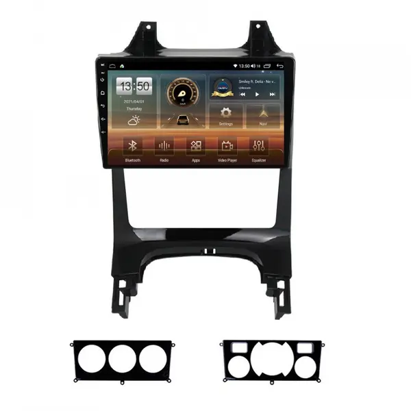 Navigatie dedicata cu Android Peugeot 3008 2009 - 2016, 8GB RAM, Radio GPS Dual Zone, Display HD QLED 9" Touchscreen, Internet Wi-Fi si slot SIM 4G, Bluetooth, MirrorLink, USB