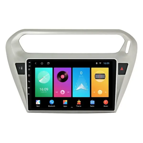 Navigatie dedicata cu Android Peugeot 301 dupa 2012, 2GB RAM, Radio GPS Dual Zone, Display HD IPS 9" Touchscreen, Internet Wi-Fi, Bluetooth, MirrorLink, USB
