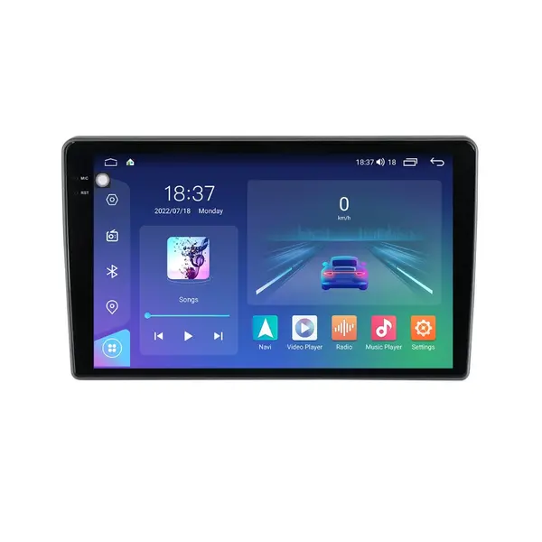 Navigatie dedicata cu Android Peugeot 407 2004 - 2011, 8GB RAM, Radio GPS Dual Zone, Display 2K QLED 9.5" Touchscreen, Internet Wi-Fi si slot SIM 4G, Bluetooth, MirrorLink, USB