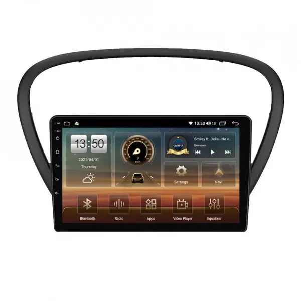 Navigatie dedicata cu Android Peugeot 607 2004 - 2011, 8GB RAM, Radio GPS Dual Zone, Display HD QLED 9" Touchscreen, Internet Wi-Fi si slot SIM 4G, Bluetooth, MirrorLink, USB