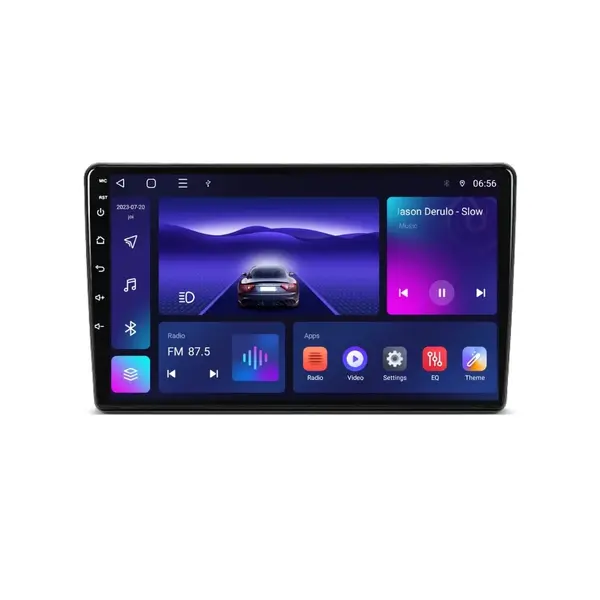 Navigatie dedicata cu Android Peugeot Partner 2008 - 2018, 4GB RAM, Radio GPS Dual Zone, Display HD IPS 9" Touchscreen, Internet Wi-Fi, Bluetooth, MirrorLink, USB