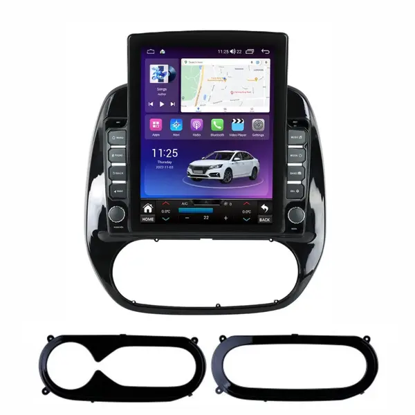 Navigatie dedicata cu Android Renault Captur I 2013 - 2020, 8GB RAM, Radio GPS Dual Zone, Touchscreen IPS 9.7" HD tip Tesla, Internet Wi-Fi si slot SIM 4G, Bluetooth, MirrorLink, USB