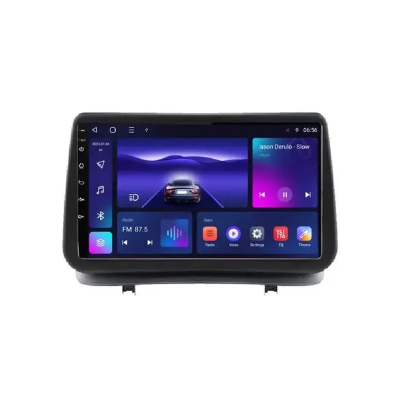Navigatie dedicata cu Android Renault Clio III 2005 - 2012, 4GB RAM, Radio GPS Dual Zone, Display HD IPS 9" Touchscreen, Internet Wi-Fi, Bluetooth, MirrorLink, USB
