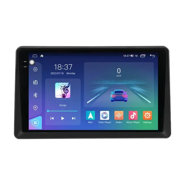 Navigatie dedicata cu Android Renault Express dupa 2021, 4GB RAM, Radio GPS Dual Zone, Display 2K QLED 9.5" Touchscreen, Internet Wi-Fi si slot SIM 4G, Bluetooth, MirrorLink, USB