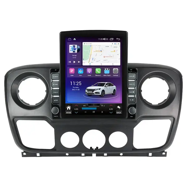 Navigatie dedicata cu Android Renault Master III 2010 - 2019, 4GB RAM, Radio GPS Dual Zone, Touchscreen IPS 9.7" HD tip Tesla, Internet Wi-Fi si slot SIM 4G, Bluetooth, MirrorLink, USB