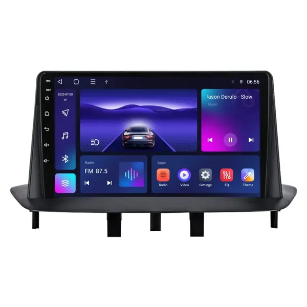 Navigatie dedicata cu Android Renault Megane III 2009 - 2016, 4GB RAM, Radio GPS Dual Zone, Display HD IPS 9" Touchscreen, Internet Wi-Fi, Bluetooth, MirrorLink, USB