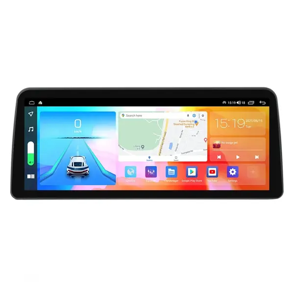 Navigatie dedicata cu Android Renault Trafic II 2001 - 2010, 4GB RAM, Radio GPS Dual Zone, Display QLED 12.3" Touchscreen, Internet Wi-Fi si slot SIM 4G, Bluetooth, MirrorLink, USB