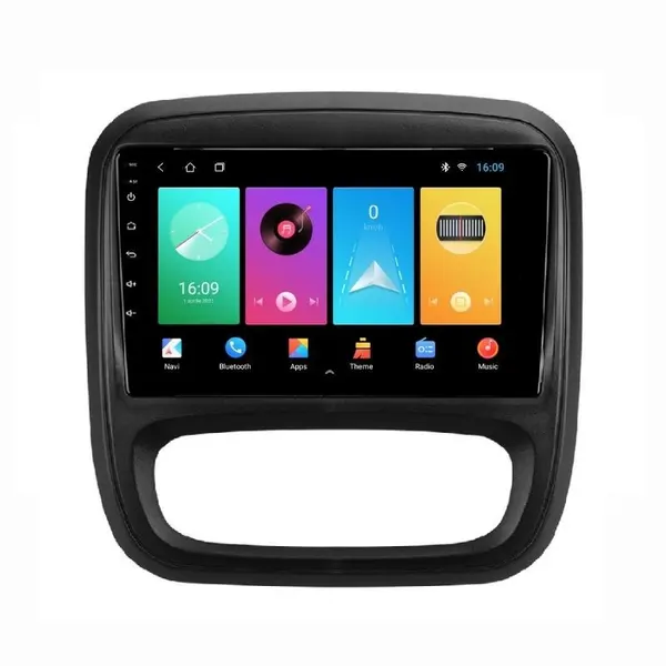 Navigatie dedicata cu Android Renault Trafic III 2014 - 2019, 2GB RAM, Radio GPS Dual Zone, Display HD IPS 9" Touchscreen, Internet Wi-Fi, Bluetooth, MirrorLink, USB