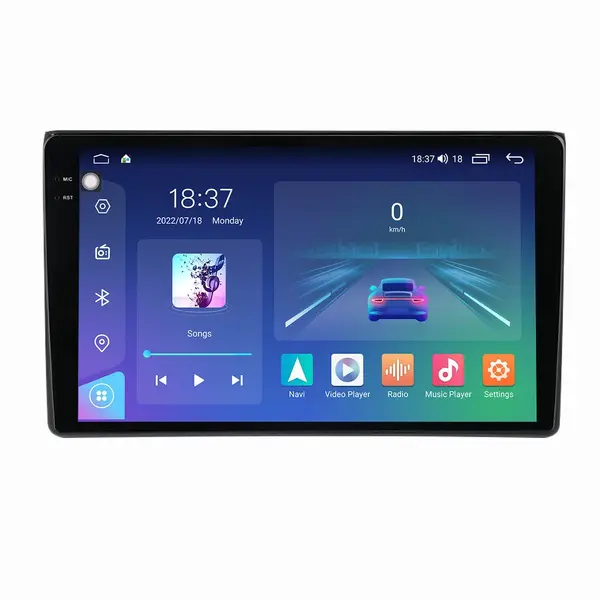 Navigatie dedicata cu Android Seat Exeo 2009 - 2013, 4GB RAM, Radio GPS Dual Zone, Display 2K QLED 9.5" Touchscreen, Internet Wi-Fi si slot SIM 4G, Bluetooth, MirrorLink, USB