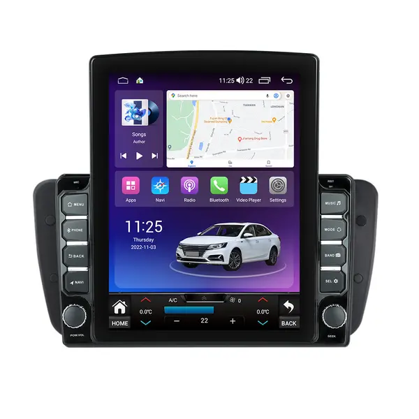 Navigatie dedicata cu Android Seat Ibiza IV 2008 - 2013, 8GB RAM, Radio GPS Dual Zone, Touchscreen IPS 9.7" HD tip Tesla, Internet Wi-Fi si slot SIM 4G, Bluetooth, MirrorLink, USB