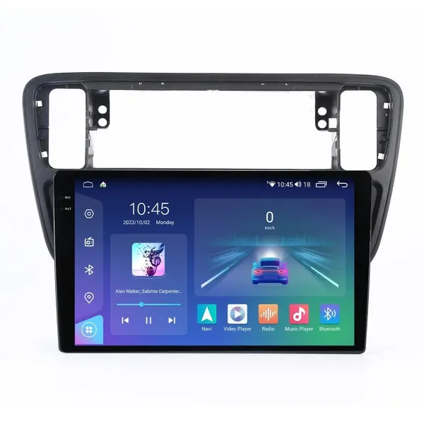 Navigatie dedicata cu Android Seat Mii 2011 - 2019, 8GB RAM, Radio GPS Dual Zone, Display 2K QLED 9.5" Touchscreen, Internet Wi-Fi si slot SIM 4G, Bluetooth, MirrorLink, USB