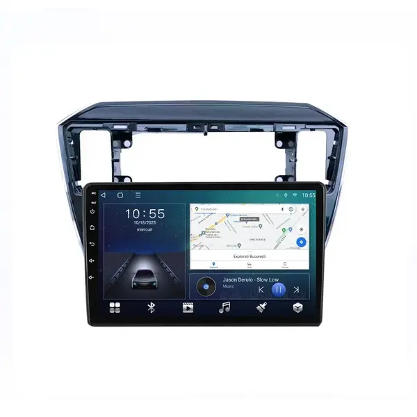 Navigatie dedicata cu Android Seat Mii 2020 - 2021, 2GB RAM, Radio GPS Dual Zone, Display HD QLED 9" Touchscreen, Internet Wi-Fi si slot SIM 4G, Bluetooth, MirrorLink, USB