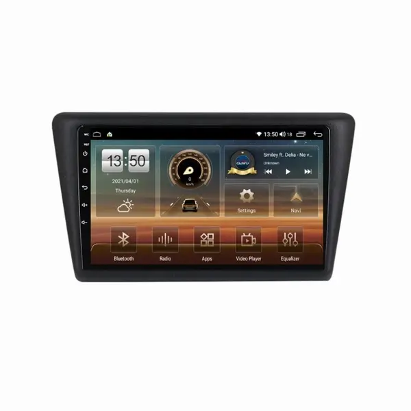 Navigatie dedicata cu Android Seat Toledo IV 2012 - 2019, 6GB RAM, Radio GPS Dual Zone, Display HD QLED 9" Touchscreen, Internet Wi-Fi si slot SIM 4G, Bluetooth, MirrorLink, USB