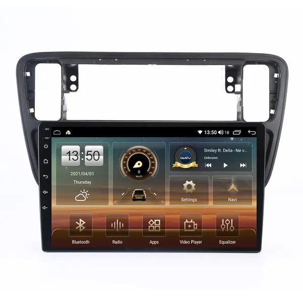 Navigatie dedicata cu Android Skoda Citigo 2011 - 2019, 4GB RAM, Radio GPS Dual Zone, Display HD QLED 9" Touchscreen, Internet Wi-Fi si slot SIM 4G, Bluetooth, MirrorLink, USB
