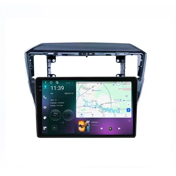 Navigatie dedicata cu Android Skoda Citigo 2020 - 2021, 12GB RAM, Radio GPS Dual Zone, Display 2K QLED 9.5" Touchscreen, Internet Wi-Fi si slot SIM 4G, Bluetooth, MirrorLink, USB